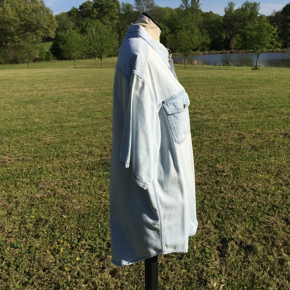 Vintage Harley Davidson Denim Shirt Hong Kong XL - Picture 6 of 9